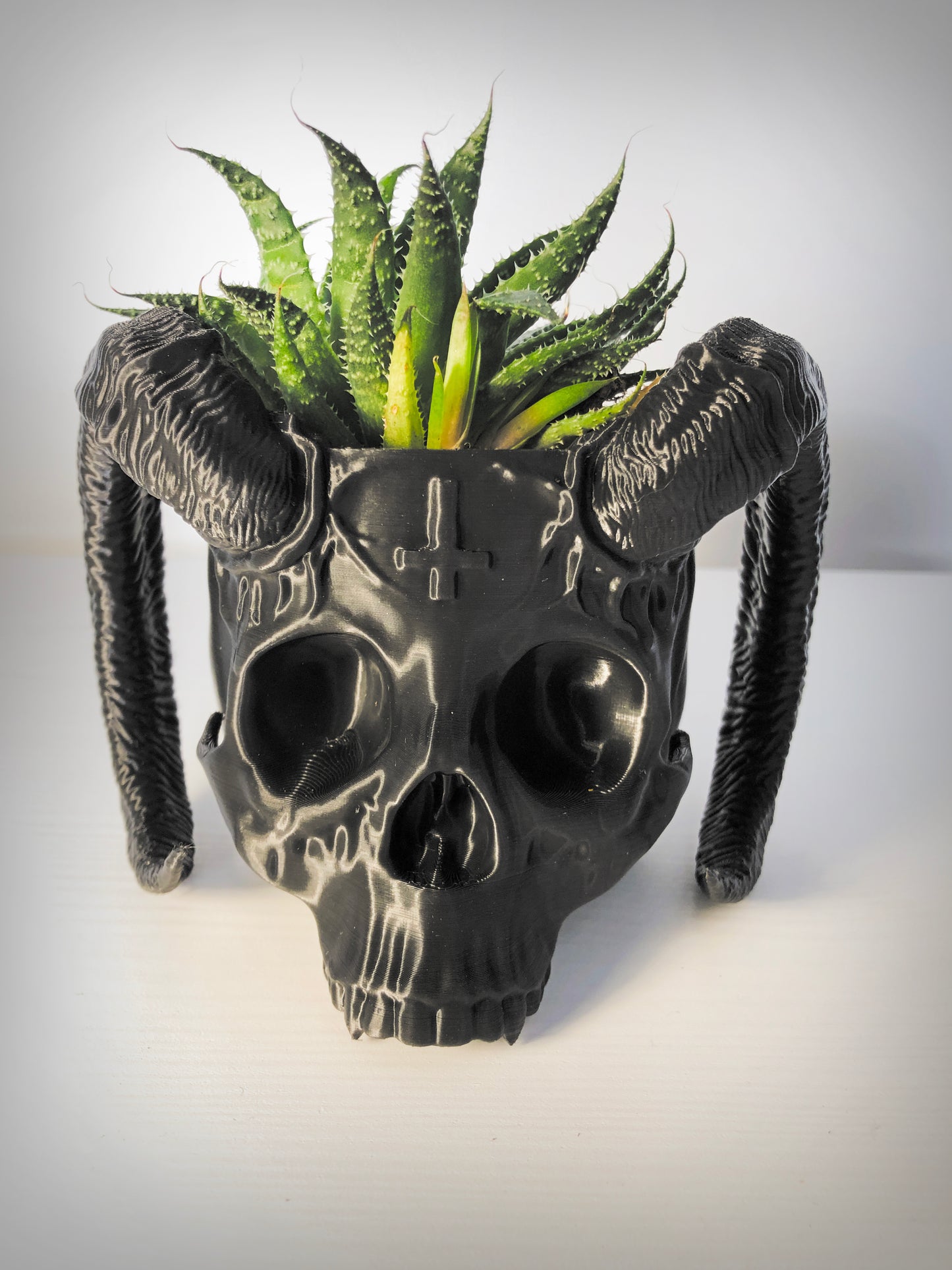 Satan Skull Planter