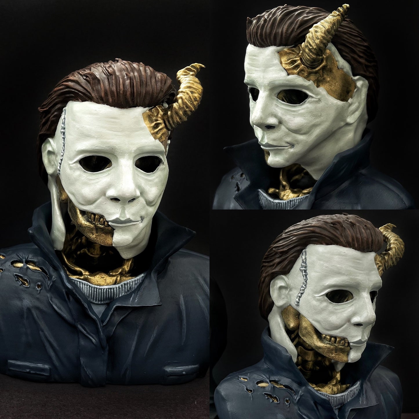 Michael Myers bust inspired by the horror movie Halloween. Horror gifts