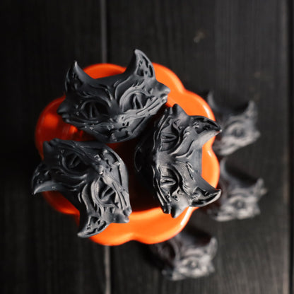 Vintage Halloween decor - cat shape soy wax melts