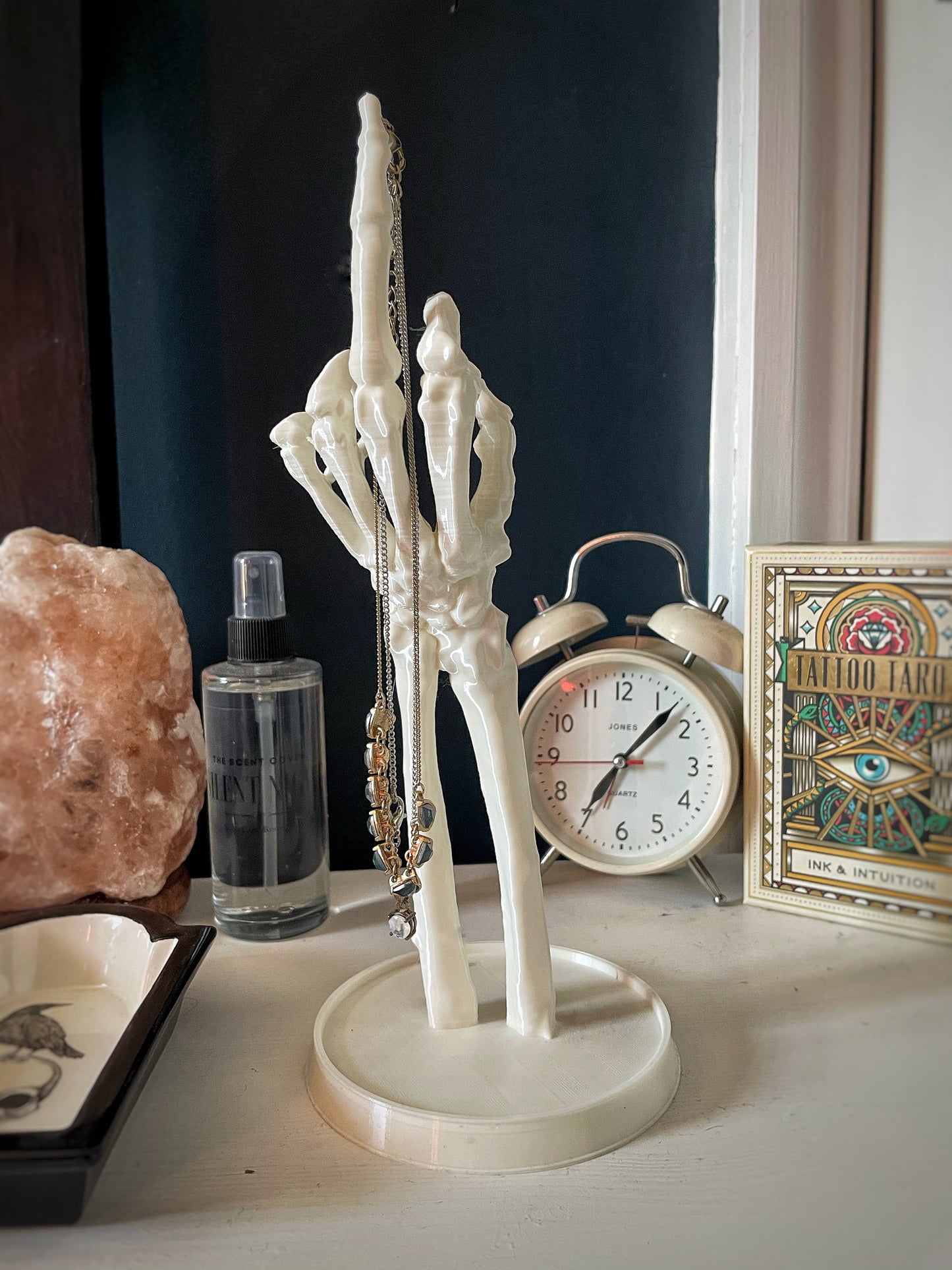 DIY Skeleton Hand Jewelry Holder